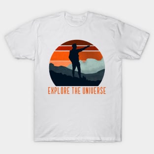 Explore The Universe hiking T-Shirt